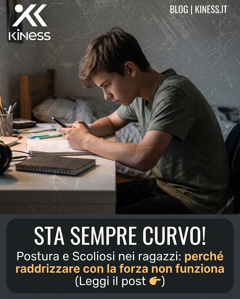 Scoliosi e Postura nei Ragazzi: Perché “Raddrizzare” Non Basta e Come Intervenire